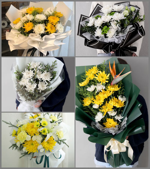 四川成都温江区永宁镇花篱社区白事花束代送
